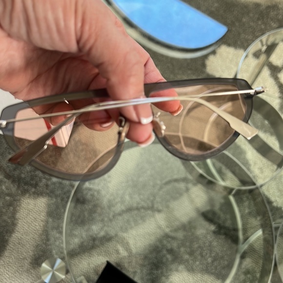 Christian Dior rose colored glasses with case - Picture 3 of 7